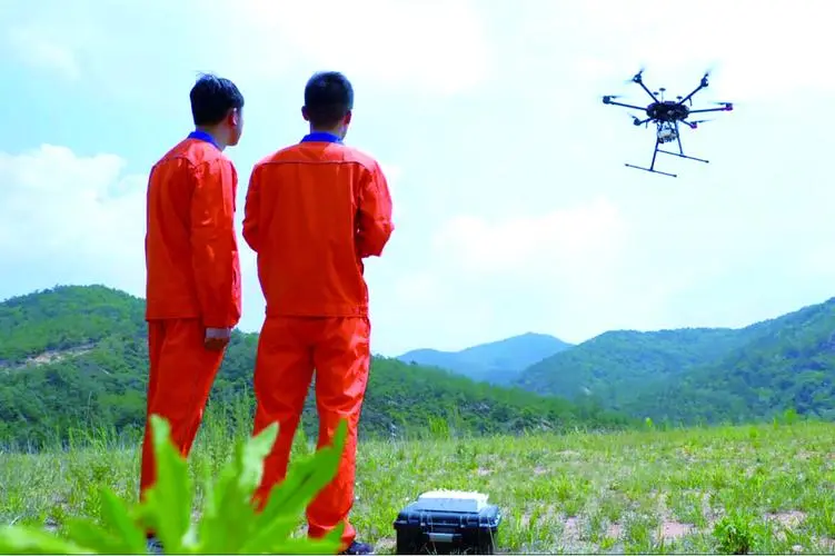 江海无人机倾斜摄影巡检拍摄